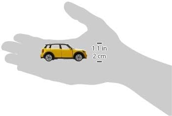Siku MINI Countryman 1454 | Diecast Metal & Plastic Toy Vehicle Replica | Yellow and Black Color | Opening Doors, Rotating Axles | Collectible Blister Series