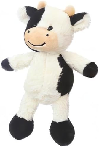 BSVOME 11.8 inches Cow Stuffed Animal Soft Plush Cute Cow Doll for Boys Girls