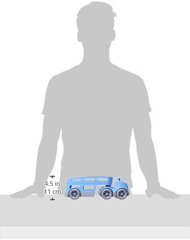 Green Toys Car Carrier, Blue CB - Pretend Play, Motor Skills, Kids Toy Vehicles. No BPA, phthalates, PVC. Dishwasher Safe, Recycled Plastic, Made in USA.