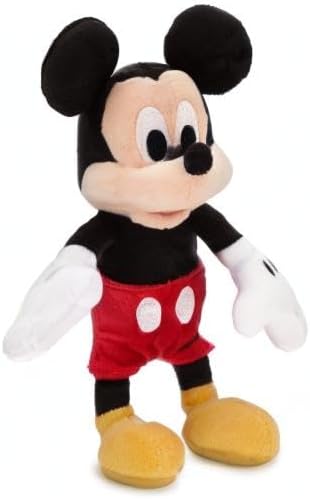 Disney Store Official Mini Bean Bag Plushies – Mickey Mouse – Cute Stuffed Animal with Detailed Sculpting, Embroidered Features, & Bean Bag Bottom - Plush Toys for Kids