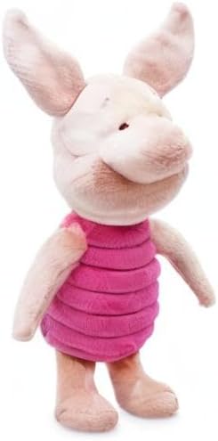 Disney Store Official Piglet Medium Soft Toy for Kids, Cuddly Character with Fuzzy Texture and Embroidered Details, Flexible Floppy Ears, Disney Plushy Suitable for All Ages