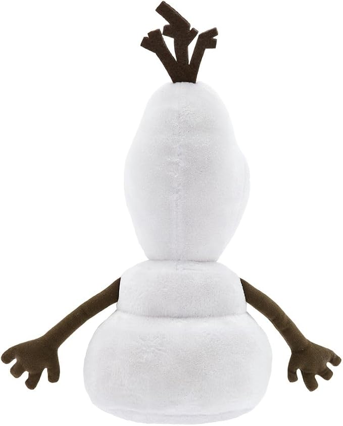 Disney Store Official Olaf Medium Soft Toy for Kids, Cuddly Character with Fuzzy Texture and Embroidered Details, Satin Tooth, Disney Plushy Suitable for All Ages