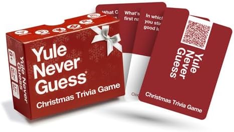 Christmas Trivia Game - Christmas Games for Family Party - Christmas Games - Christmas Family Games