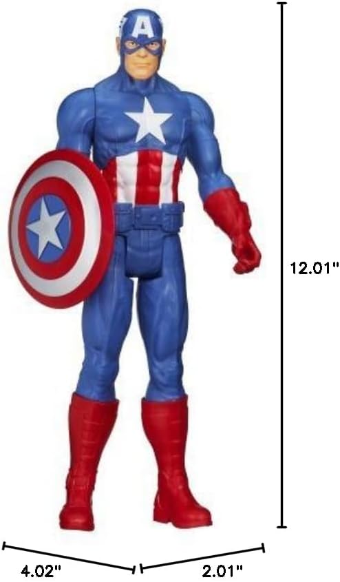 Marvel Avengers Titan Hero Series Captain America Action Figure
