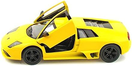 KiNSMART Lamborghini Murcielago LP640 1:36 Scale 5" Die Cast Model Super Sports Car Toy (Yellow)