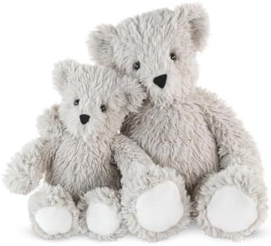 Vermont Teddy Bear Earl Grey Teddy Bear Stuffed Animal | Soft Grey Plush with 100% Recycled Filling | Designed with Love in the USA | 18 Inch | Super Soft Teddy Bear Collection
