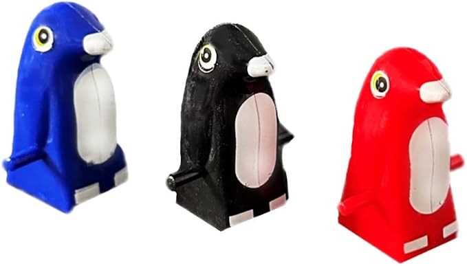 Haktoys Replacement Penguin Figurines - Compatible with Arctic Fun Penguin Slide Playset | Fun Playful Penguins for Penguin Race Track Toy (Pack of 3)
