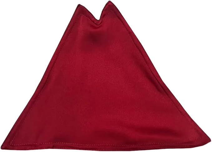 1/12 Scale Wired Cape Cloak – Superhero Style Flowing Fabric Cape for 7'' Male Action Figure Custom Accessory (red)