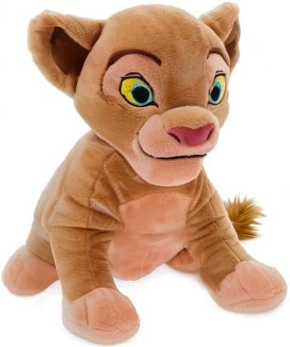Disney Store Official Nala Medium Soft Toy for Kids, Cuddly Character with Fuzzy Texture and Embroidered Details, Furry Tail Tuft, Disney Plushy Suitable for All Ages