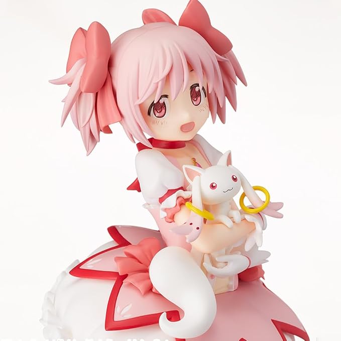 QAHEART KanameMadoka Figure Kyuubey/Madoka Kaname Action Figure Anime Girl Model Statue Figurine Anime Gift Collectibles