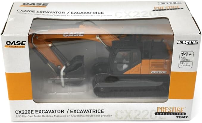 ERTL 1/50 CASE CS220E Excavator Tractor Prestige Collection 44338