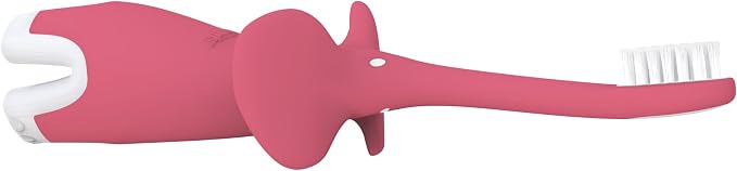 Dr. Brown's Infant-to-Toddler Toothbrush, Elephant, Pink, 0-3 Years