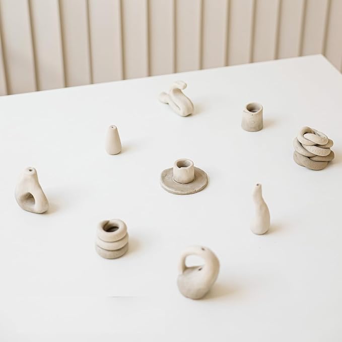 ReArt Non-Drying Oil-Based Modeling Clay 2.6 Pounds, Non Hardening Reusable Non Toxic No Bake Professional Oil Base Sculpting Clay (Gray)
