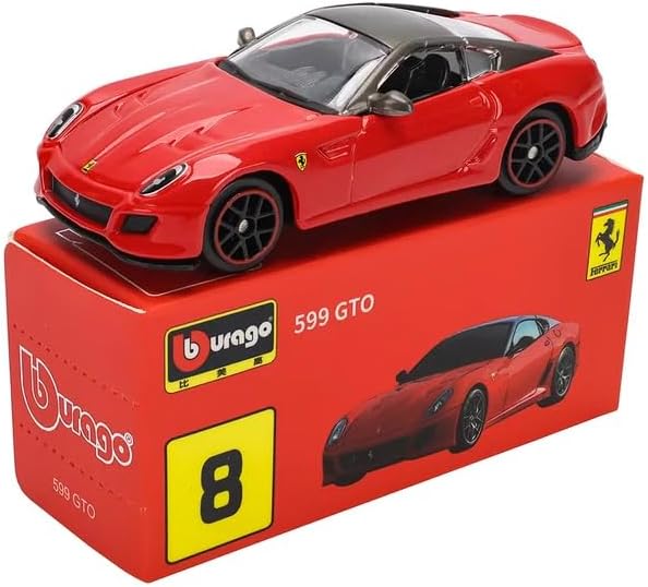 Bburago 1:64 Scale Ferrari Series Model Collection Race Diecast Metal Model Car (599 GTO)