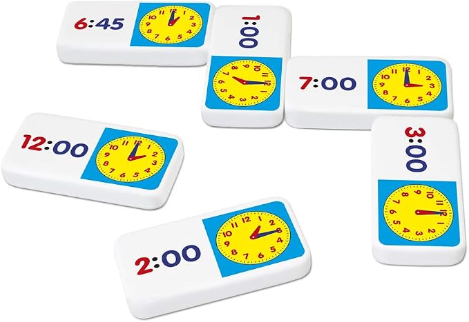 Junior Learning JL486 Time Dominoes Small