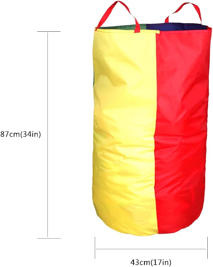 CWLAKON 6 Pack Potato Sack Race Bags for Kids Adults Family Outdoor Field Day Birthday Party Yard Backyard Camping Picnic Easter Fall Themed Thanksgiving Halloween Christmas 4th of July Party Games