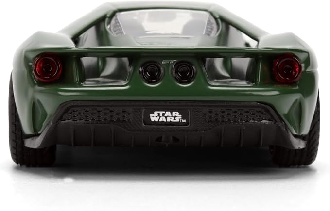 Jada Star Wars Boba Fett 2017 Ford GT – 1:32 Scale Hollywood Rides Die-Cast Collectible Car Toys – Toy for Collectors and Fans