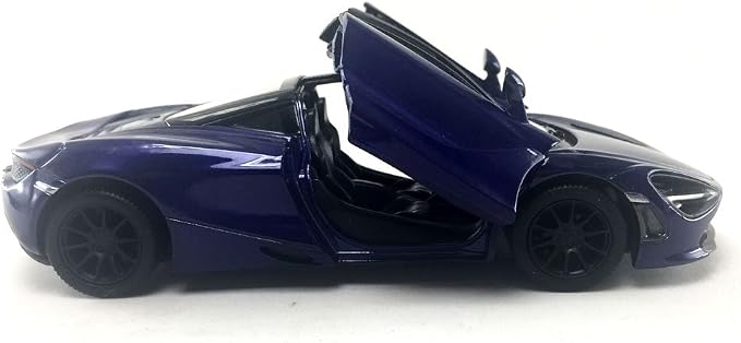 KiNSMART McLaren 720s 5 Inch 1:36 Scale Die Cast Metal Model Toy Super Sports Car (Purple)