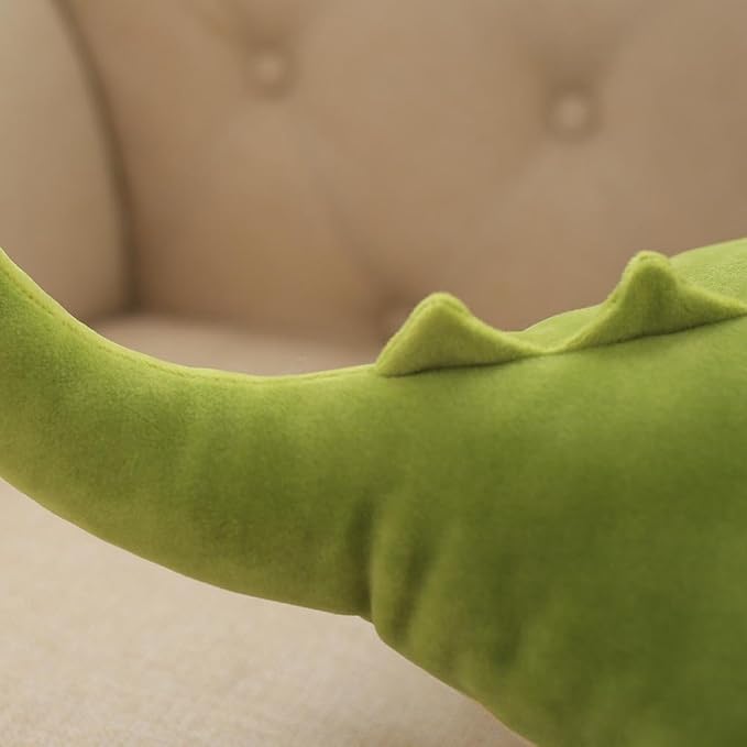 Crocodile Plush Toy Stuffed Animal 26 Inch Green Large Giant Alligator Animal Stuffed Plushies Super Soft Cute Cuddly Pillow Cushion Stuff Dolls Xmas Gift for Children Kid Boys Girls, 26Inches