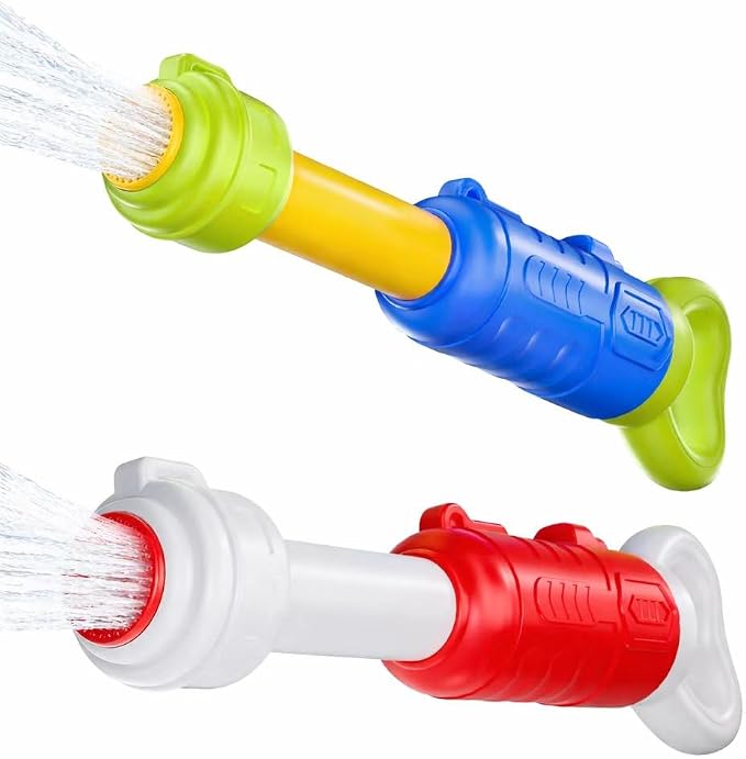 2pcs Water Guns for Kids Adults Toddler, High-Capacity Water Squirt Gun Toy, Summer Fun Water Toys for Pool Outdoor Beach Games, Water Blaster for Ages 4-8 8-12 Boys Backyard Party Play