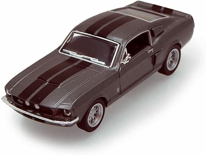 KiNSMART - 1967 Ford Shelby Mustang GT500 1:38 Scale 5" Die Cast Metal Model Toy Muscle Car (4Set)