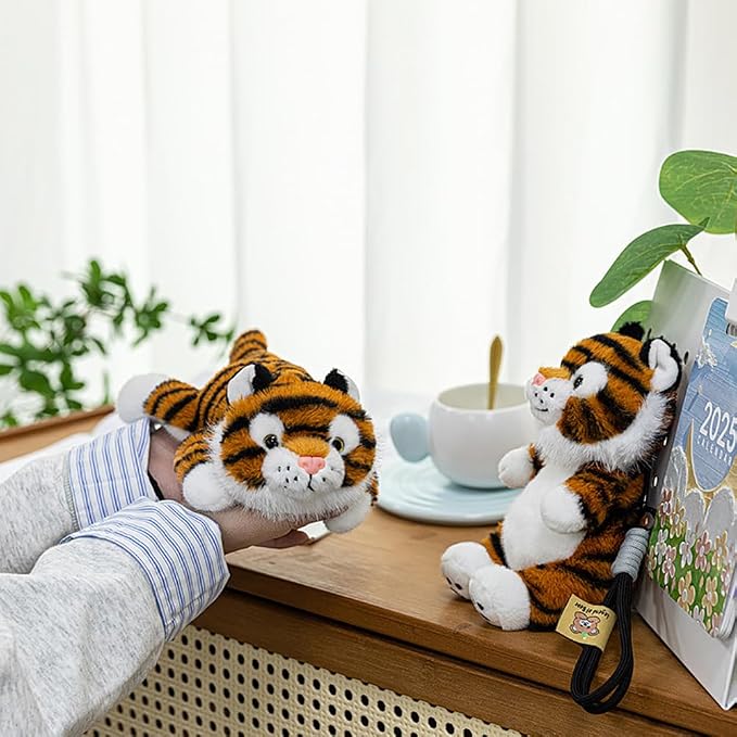 7.8inch Tiger Stuffed Animal, Tigers Plush Toy, Birthday Xmas Gift for Kids (Tiger)