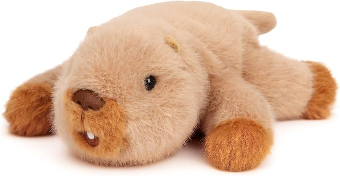 Adorable Beaver Stuffed Animal Soft Beaver Plush Toy Cute Birthday Gifts for Boys Girls Kids Toddlers