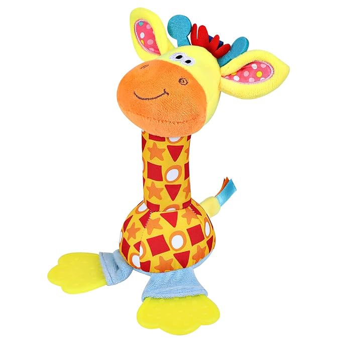 Baby Rattles Toys for 0-6-12 Months, Newborn Shaker Sensory Toys for 3-12 M