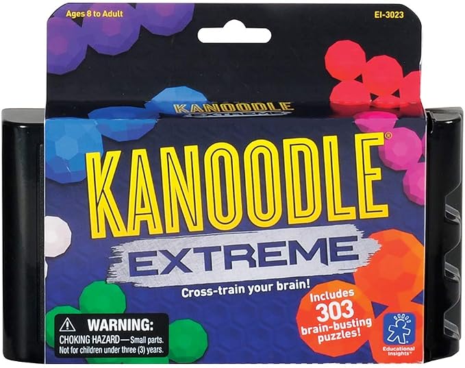 Educational Insights Kanoodle Extreme - 3D Brain Teaser Puzzles for Kids, Spatial Puzzle Games for Adults, Teens and Kids, Problem Solving Toys and Logic Puzzles, Single Player Games