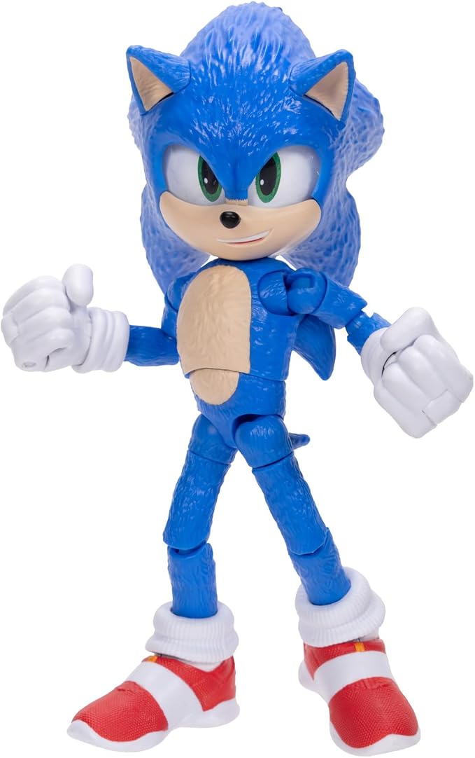 Sonic The Hedgehog 3 Movie Action Figures 5-Inch Collector Toy Figure, Highly Articulated for Boys Girls - Officially Licensed The Hedgehog 3 Movie Product