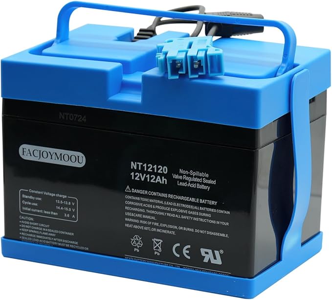 12 Volt Battery for Peg Perego John Deere Gator Polaris Gaucho Rock'in Case Ih Tractor Ride On 12v 12ah Replacement Battery for Peg-Perego Kid's Toys Car