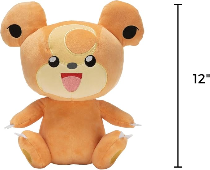 Pokemon Teddiursa Plush - 12-Inch Pokemon Plush - Authentic Details - Toys for Kids