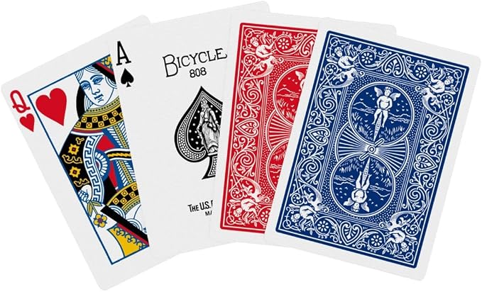 Bicycle Standard Rider Back Playing Cards, Poker Size, 12 Pack, Classic Decks of Cards for Poker, Blackjack, Casino Games & Family Game Night