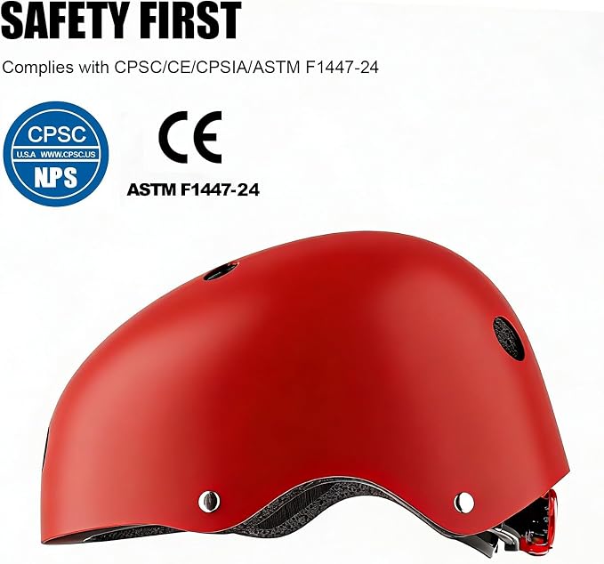 Kids Bike Helmet with LED Light,Lightweight Adjustable Childs Helmet for boy & Girl Ages 5-8-14,Multi-Sport Safety Helmet for Skateboard Cycling Scooter