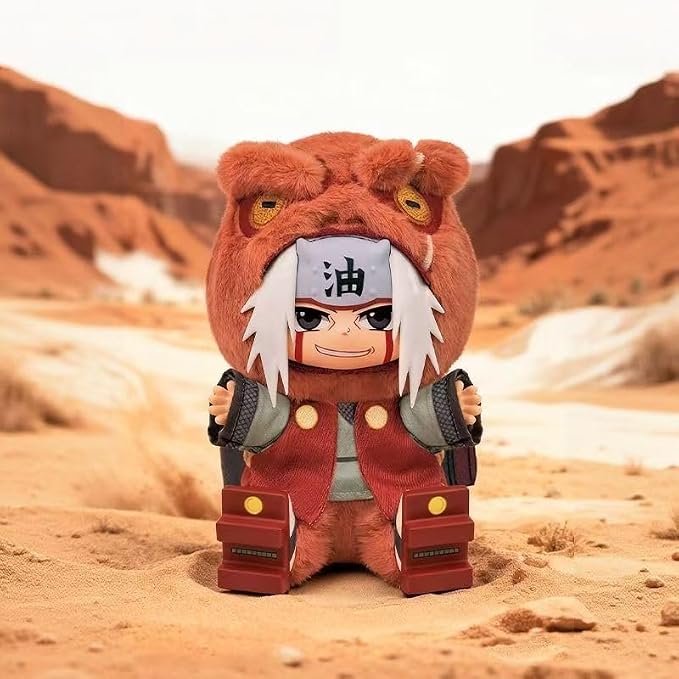 Naruto Shippuden × Cute Beasts Sitting Party Series Figure Blind Box, Collectible Ornament, Cartoon Theme, Multicolor (Random 1pc