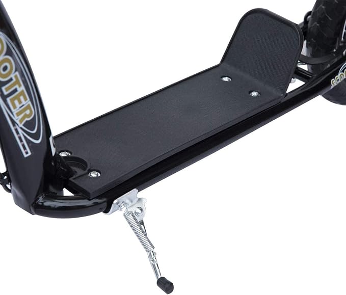 HOMCOM Kick Scooter for Kids 5-12 Years Old, Big Wheel Kids Scooter with Adjustable Height Handlebar, 12" EVA Tyres, Non-Slip Footplate, Rear Brake