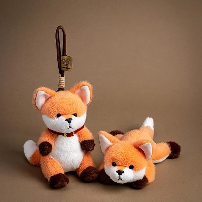 7.8inch Fox Stuffed Animal, Fox Plush Toy, Birthday Xmas Gift for Kids (Fox)