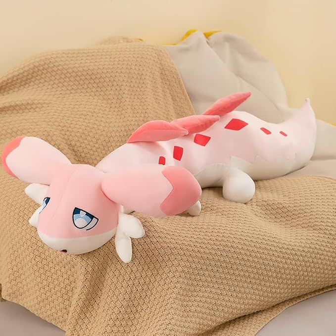 OSOCU 60 Inch Pink Chillet Plush Toys - Giant Soft Figure Doll - Huggable Stuffed Animal Plushies - Furry Stuffed Animal Pillow Gifts for Kids Girlfriend