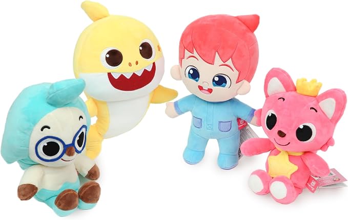 Pinkfong Baby Shark Singing Plush Toy - 13" Soft Huggable Stuffed Animal, Washable, Interactive Musical Toy, Toddler Gift, Ages 18 Months+