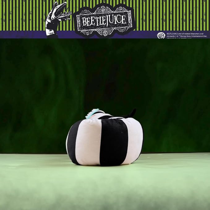 Beetlejuice Halloween Sandworm Bedding Super Soft Cozy Decorative Pillow, (Officially Licensed Product) By Franco Collectibles