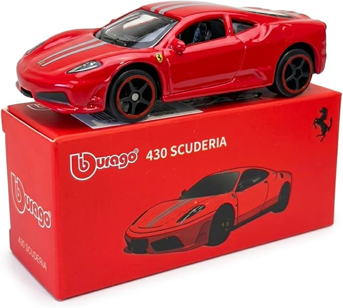 Bburago 1:64 Scale Ferrari Series Model Collection Race Diecast Metal Model Car (430 Scuderia)