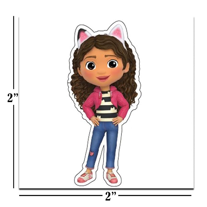 Gabby's Dollhouse Tattoos Party Favors Bundle ~ 72 Perforated Individual 2" x 2" Gabby's Dollhouse Temporary Tattoos for Kids Boys Girls (Gabby's Dollhouse Party Supplies)