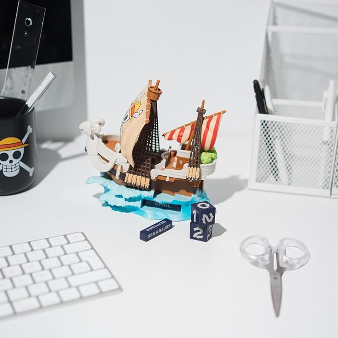 One Piece Going Merry Ship Figure ā Anime Collectible Desk Calendar ā One Piece Decor & Gifts for Anime Fans ā Official Merchandise