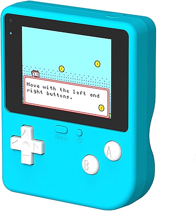 ELECFREAKS Retro Coding Arcade for Microsoft Makecode DIY Programmable Handheld Game Console Suitable for STEM Education, Game Programming Learning Machine Supports Block Programming and Python