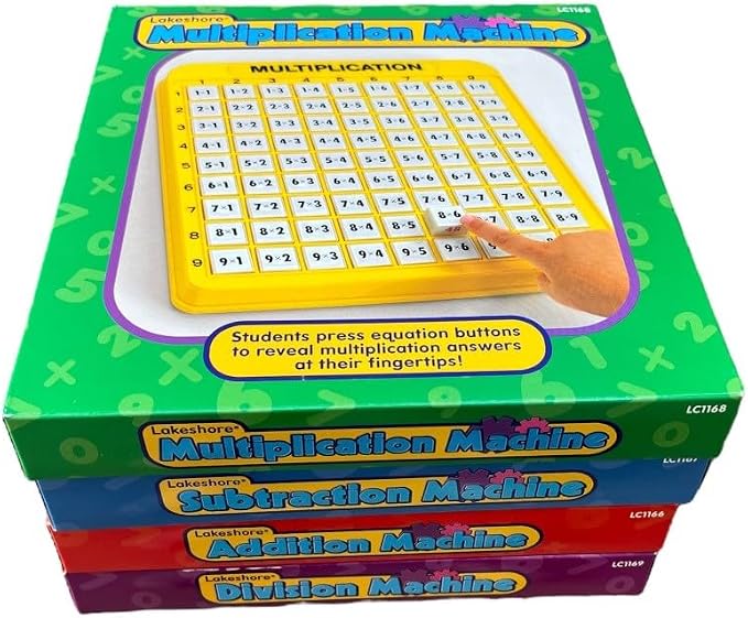 Lakeshore Self-Teaching Math Machines - Set of 4