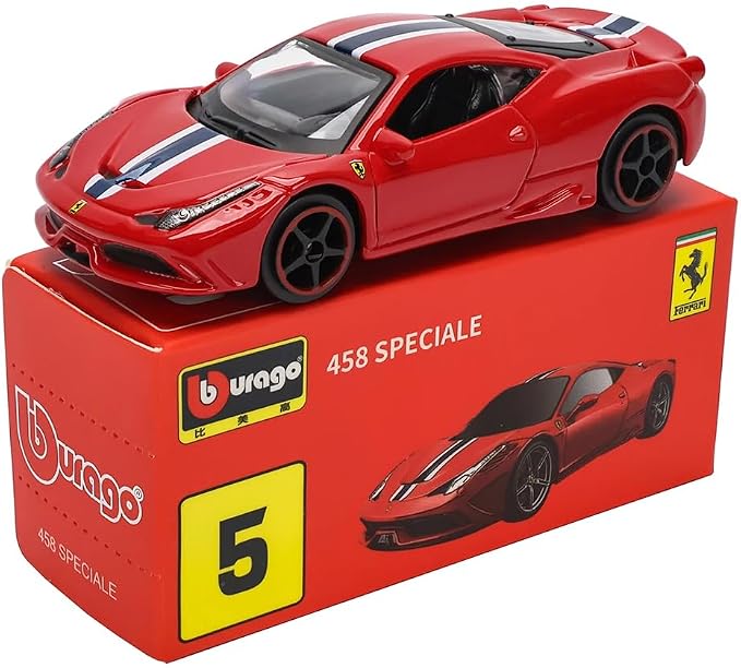 Bburago 1:64 Scale Ferrari Series Model Collection Race Diecast Metal Model Car (458 Speciale)