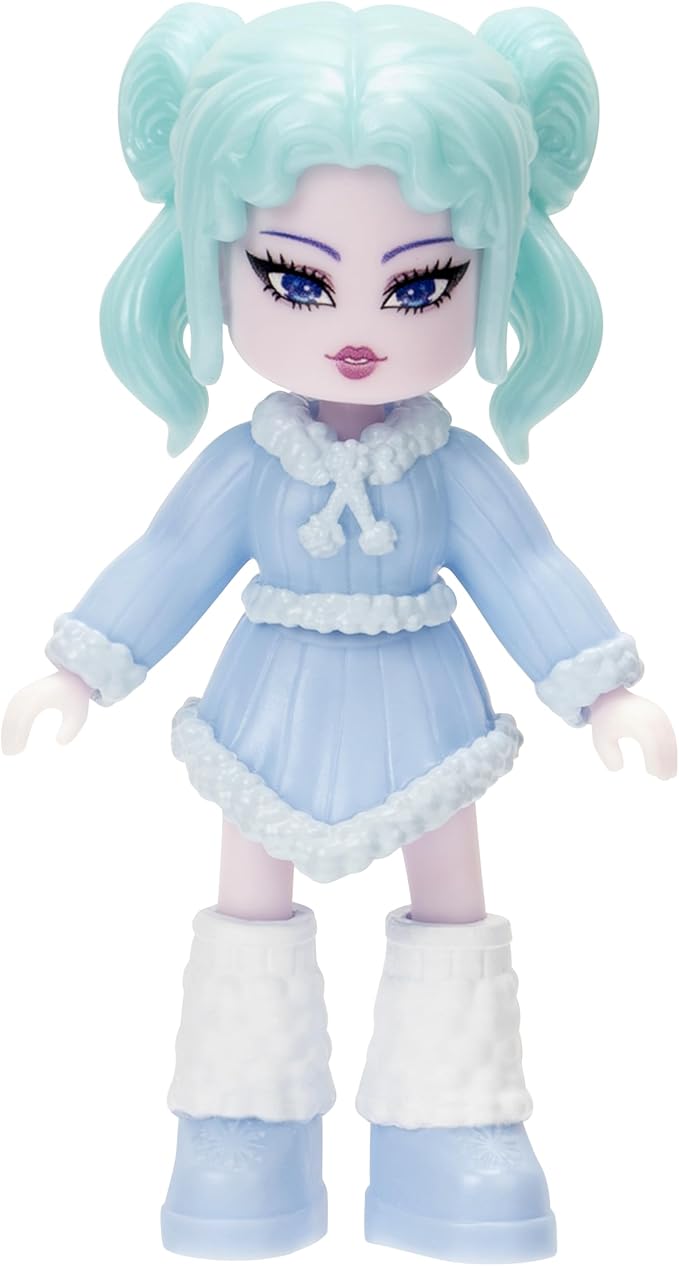 Royale High 3” Ice Fairy Fashion Doll - 1 Figure with 9 Fashion Accessories - Virtual Item Code Included - Series 2 - Ages 5+