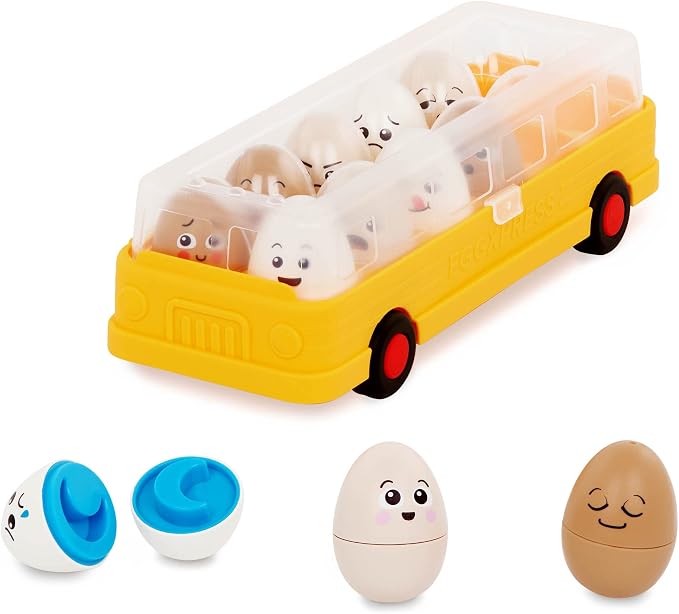 – Matching Egg Toys for Toddlers – Color & Letter Recognition Sorting Game – Early Learning Educational Toys for 18+ Months – Fun & Engaging Playtime