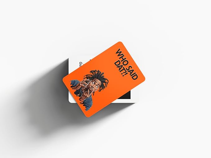 Kinfolk Who Said Dat Hip Hop Trivia 76 Rap Lyric Guessing Cards, Party Music Edition, Test Your Hip Hop IQ Urban Culture Card Game for Family and Friends, Squad Challenge