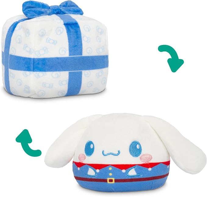 TeeTurtle Sanrio Holiday Series Reversible Plushie Mystery Box - 3-Inch Hello Kitty and Friends Blind Box Plush with Embroidered Details - Cute Collectible Surprise Toy for Kids, Teens, and Adults